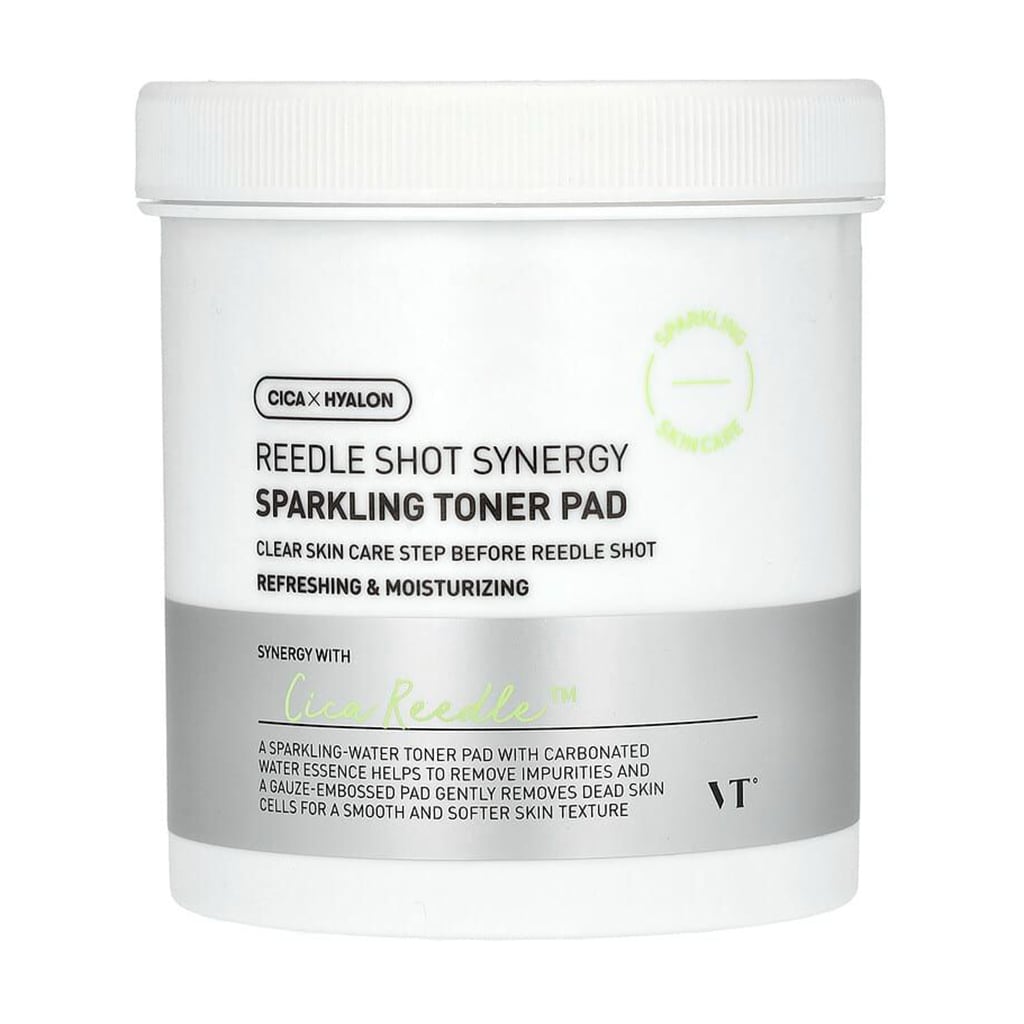 Розгладжувальні тонер-пади для обличчя VT Cosmetics Reedle Shot Synergy Sparkling Toner Pad, 200 мл, 80 шт
