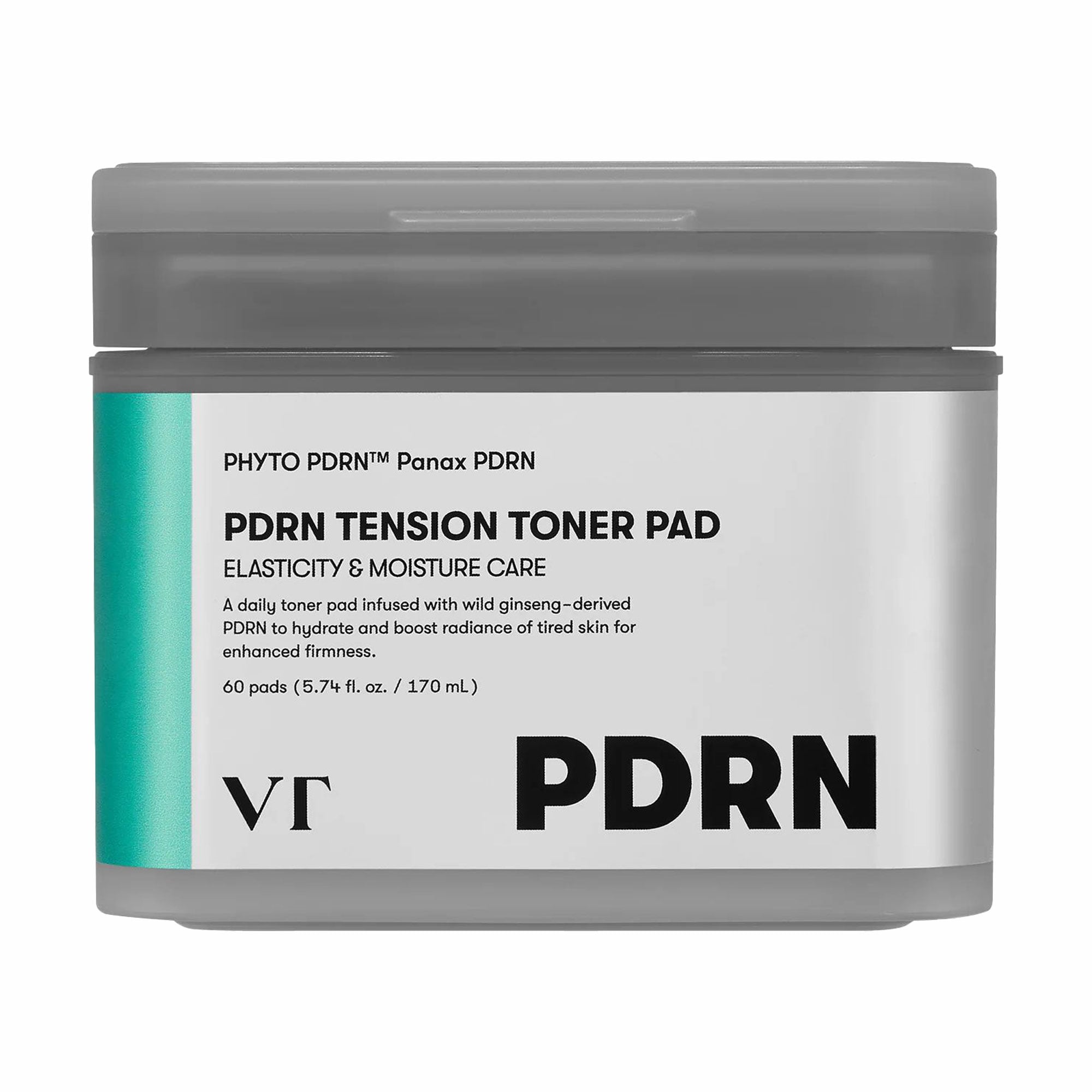 Тонер-пади для обличчя VT Cosmetics PDRN Tension Toner Pad, 170 мл, 60 шт